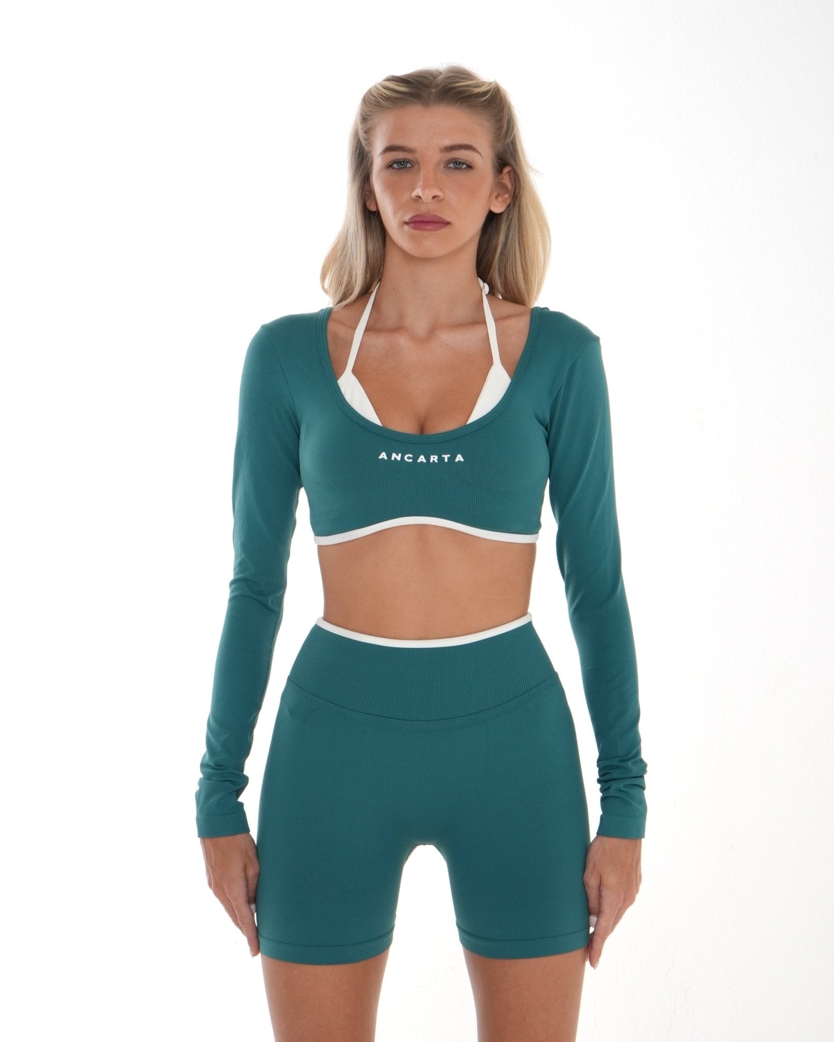 Vital Shorts – Deep Teal activewear by ANCARTA – Australian athleisure brand