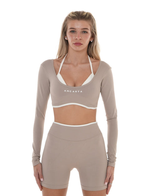 Vital Gym Shorts in Toffee – Ancarta women's activewear