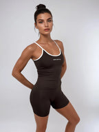 Vital Tank – Coffee activewear by ANCARTA – Australian athleisure brand