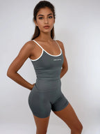 Vital Tank – Soft Slate activewear by ANCARTA – Australian athleisure brand